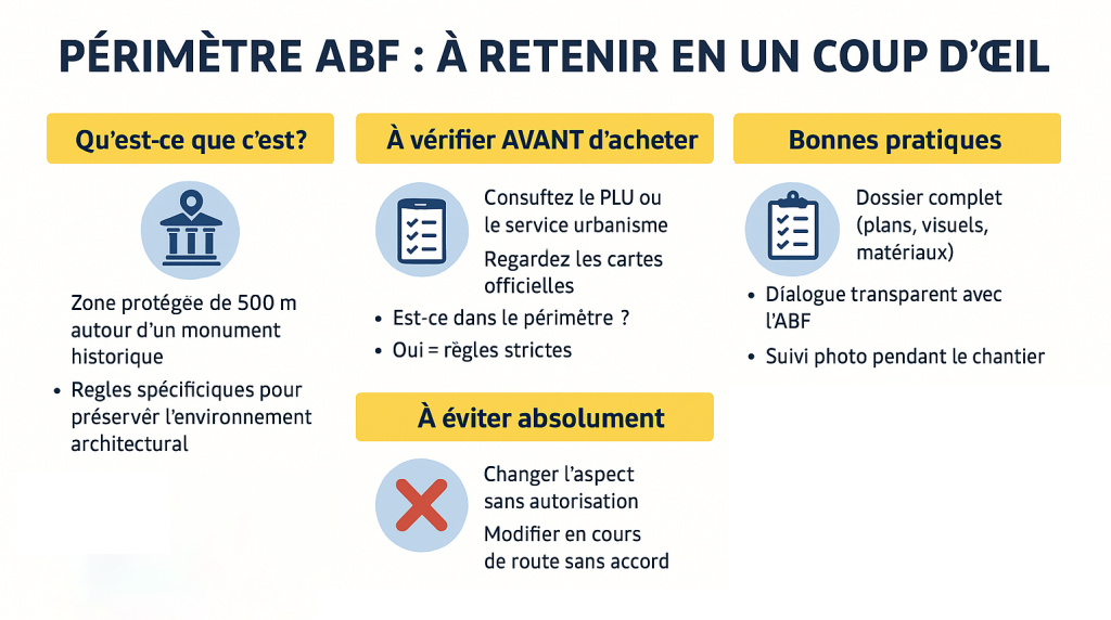 règle périmètre ABF